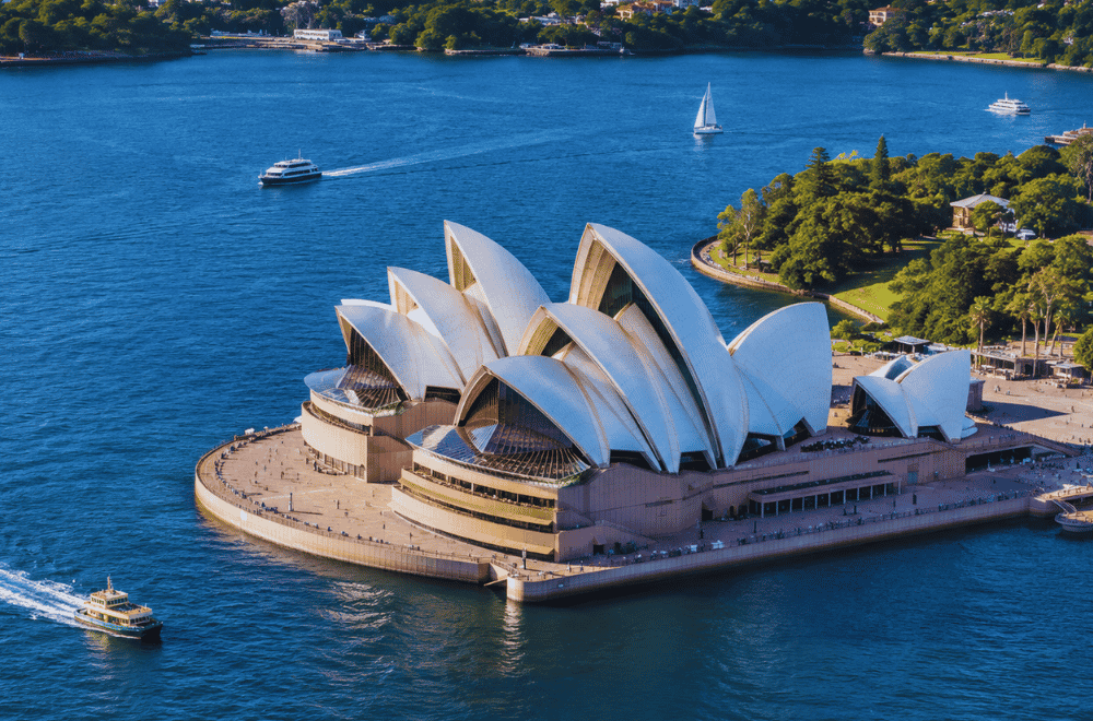 "Sydney Opera House harbor tourist attraction Australia" 