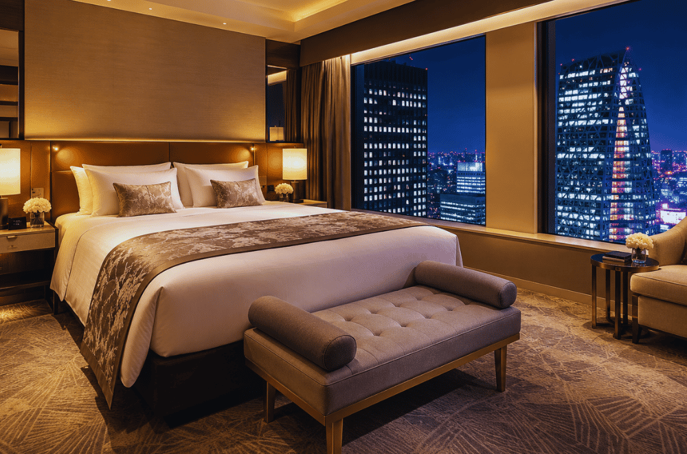 "Keio Plaza Hotel Tokyo Premier Grand room with city view"