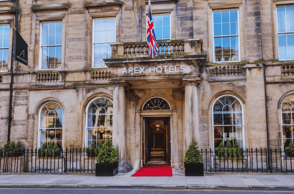 "Apex Waterloo Place Hotel Edinburgh Georgian facade on Waterloo Place" 