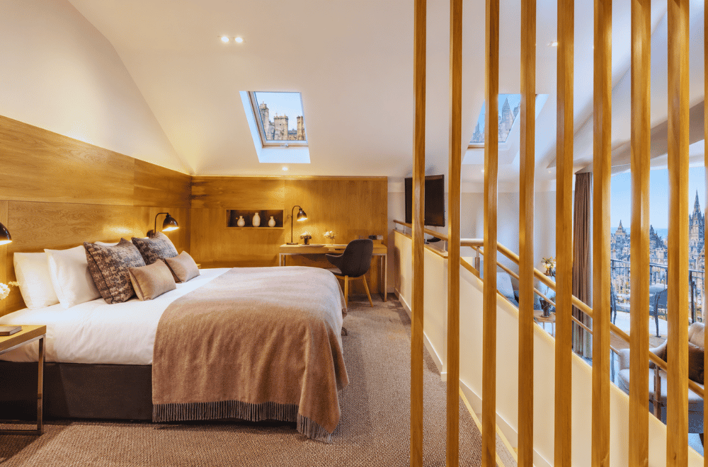 "Duplex Suite with balcony at Apex Waterloo Place Edinburgh"