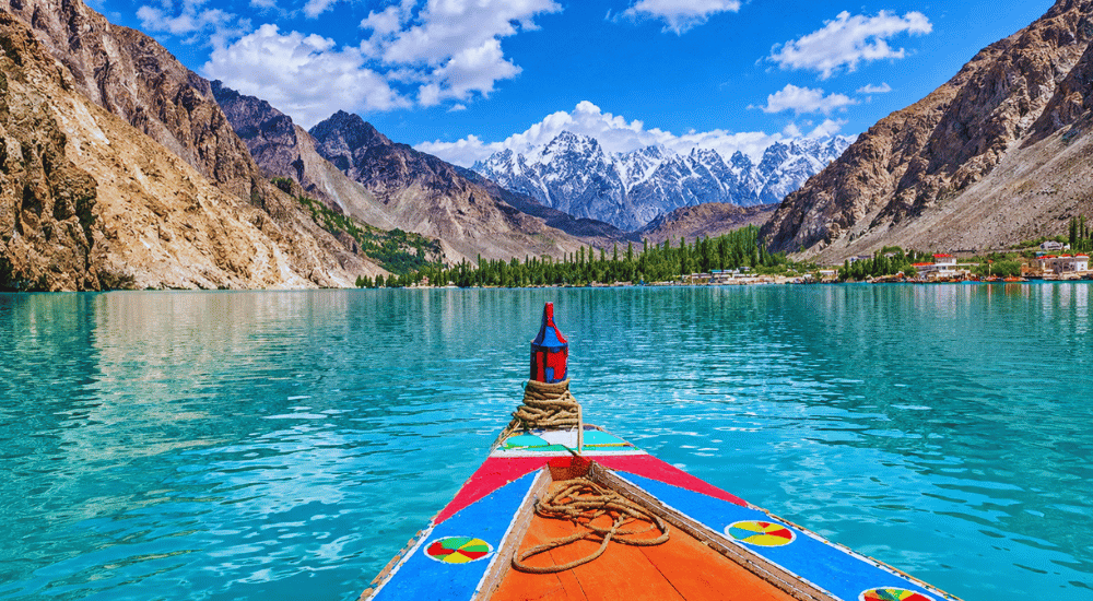"Attabad Lake turquoise water Hunza Pakistan" 