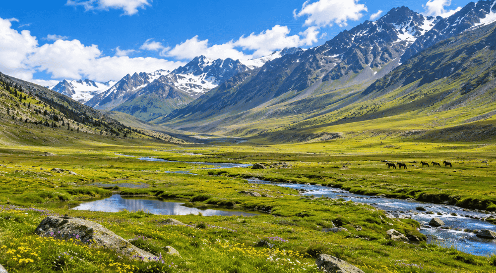 "Deosai Plains alpine meadow Skardu Pakistan" 